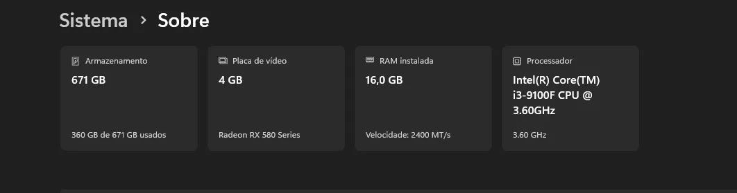 Kit Gamer Intel i3 9100F + Placa Mãe H310 + RX 580 4GB - Foto 3