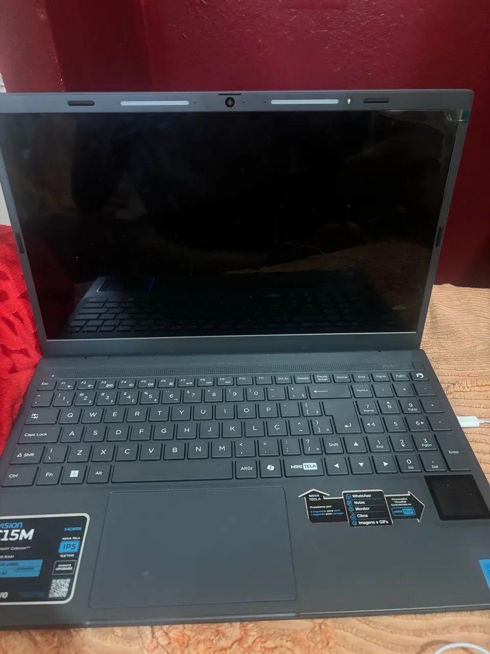 Notebook Positivo Vision C15M 8gb RAM e 256 gb.