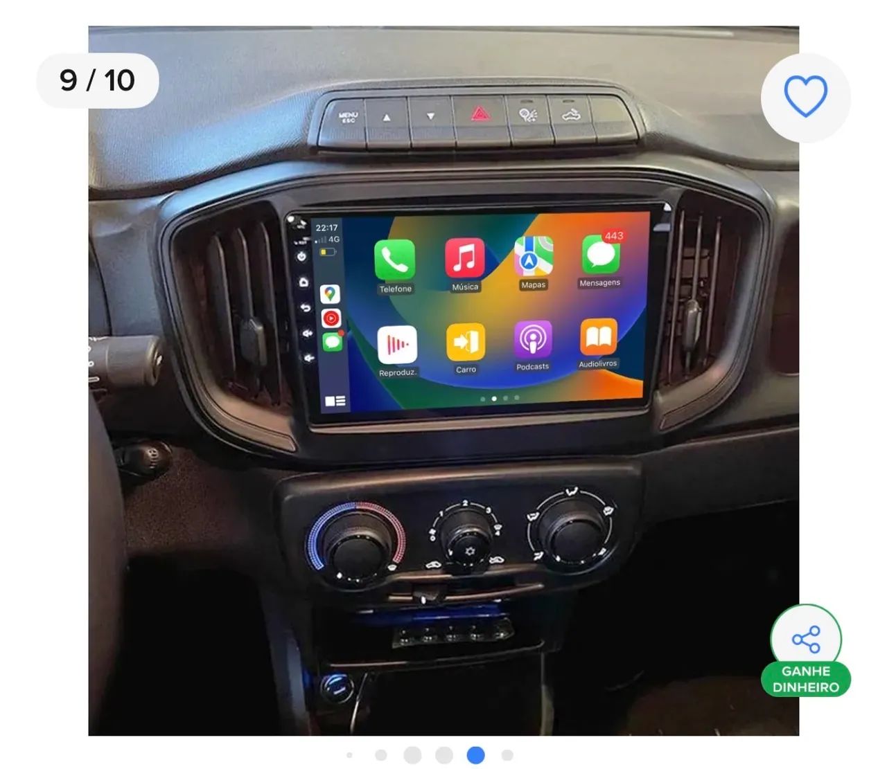 Multimídia Roadstar 9 polegadas androide - Peças para carros, vans