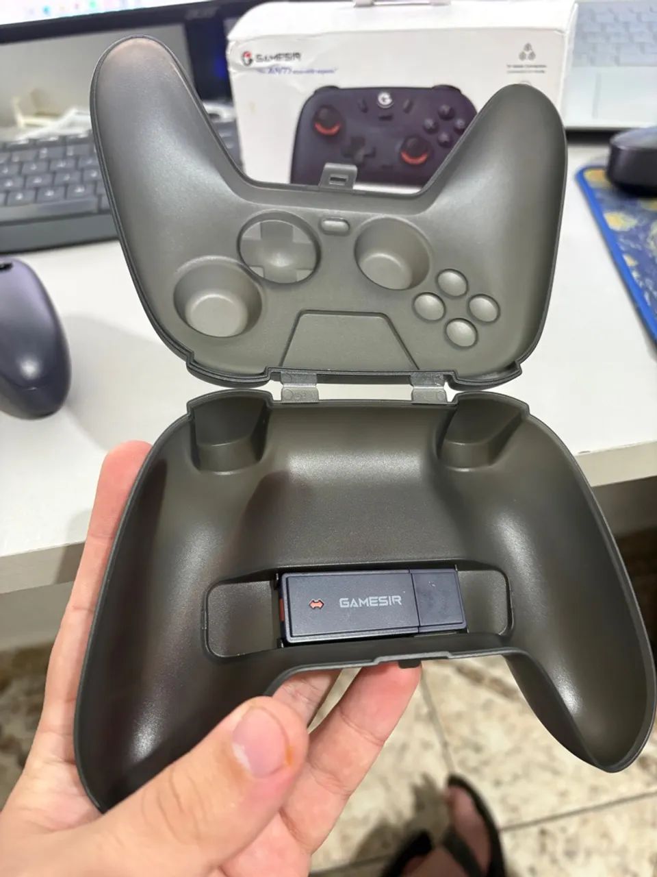 Controle Gamesir NOVA LITE Hall Effect RECARREGAVEL USB DONGLE E BLUETOOTH  - Foto 4