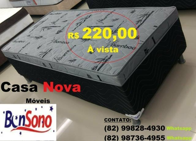 Cama Box Casal BonSono 260 Reais - Foto 2
