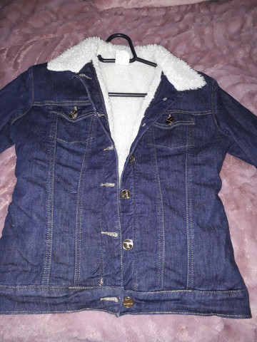 jaqueta jeans pelego