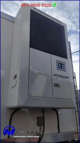 ap whisper thermo king super 2 Ano/mod: 2005 Gás R404A