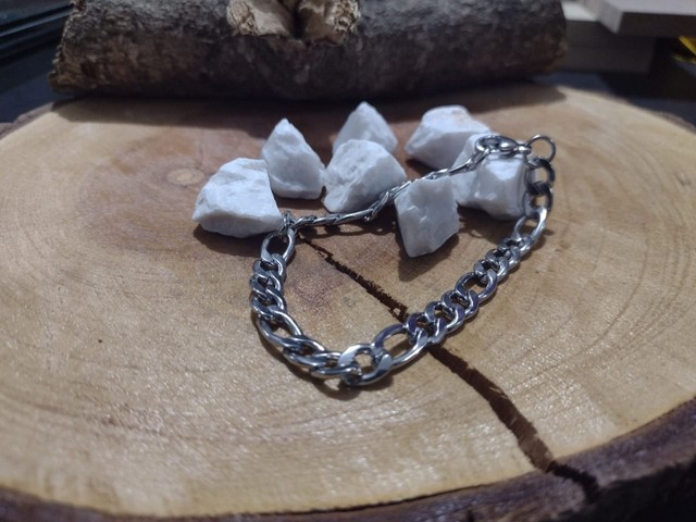 Pulseira Aço 316L Italiana 3x1