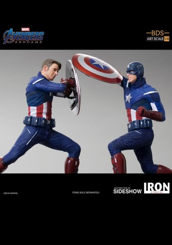 Diorama Captain America Iron Studios Avengers Endgame