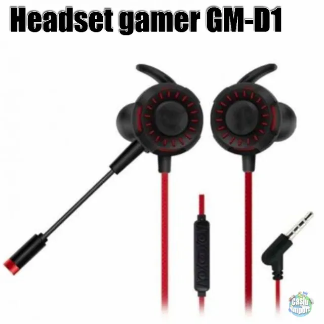 Headset Gamer Onikuma, RGB, Xbox One, PS4, PC, Mobile, Cancelamento de  Ruído, Preto - X-15