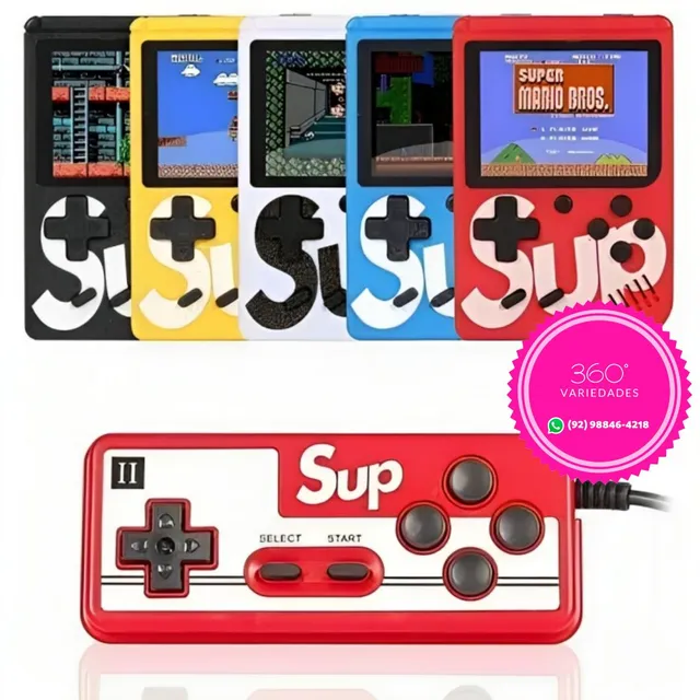 Mini Game Sup Game Box Portátil 400 Jogos - Build Games