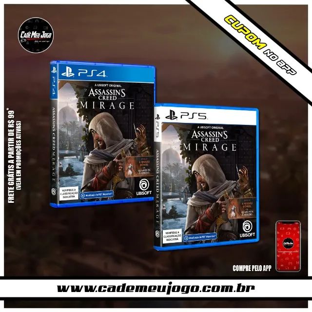 Assassin's Creed Mirage - Jogos PS4 e PS5