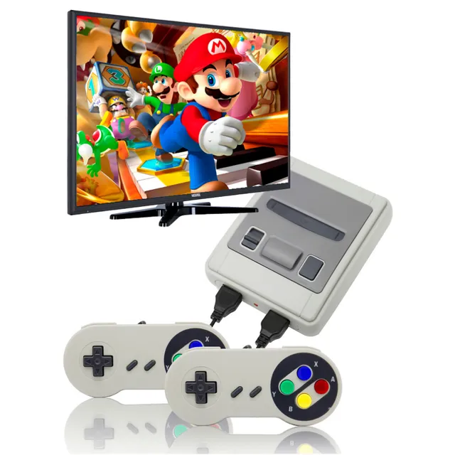 Videogame Super Mini Sfc Com 620 Jogos 8-bit E 2 Controles