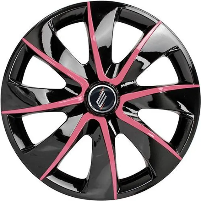 Jogo 4 Peças - Calota Aro 13 4x100/108 - Pink - Elitte