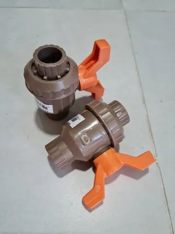 Dois Registros de Esfera novos com Anel Soldável PVC 20mm Tigre - Foto 3