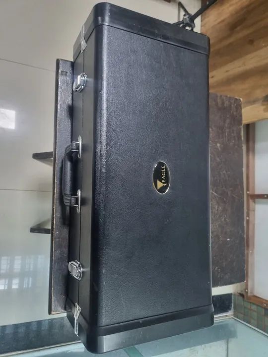 Sax Alto Mib Eagle niquelado  promoção  - Foto 4