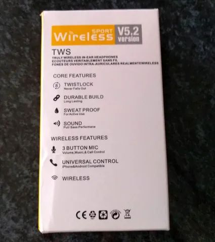 Fones de ouvido Bluetooth Intra-Auricular Bluetooth 5.2 - Foto 2