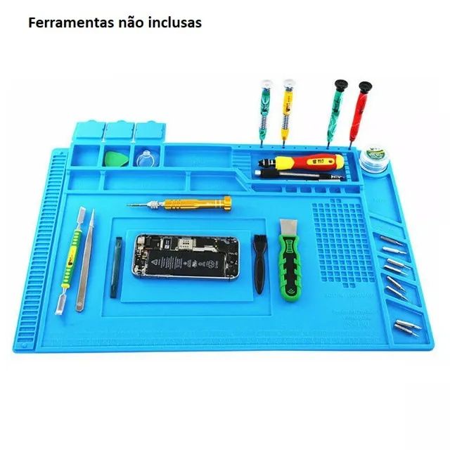 Estação de Trabalho Manta Antiestática em Silicone 45x30cm - Foto 3