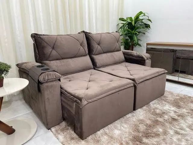 Sofá Retrátil e Reclinável Madre - Foto 2