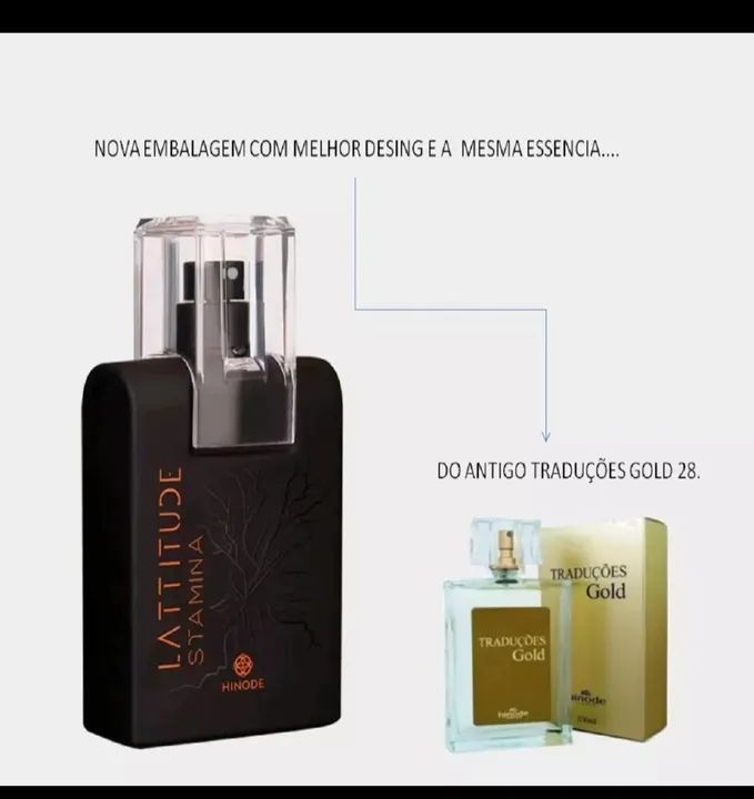 Perfume Masculino Latitude Stamina Hinode - Novo