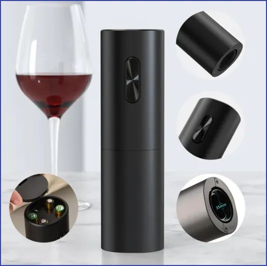 Abridor de Garrafa Automático Wine Opener - Foto 2