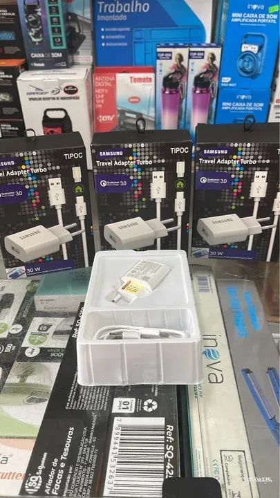 Carregador turbo Samsung tipo c 