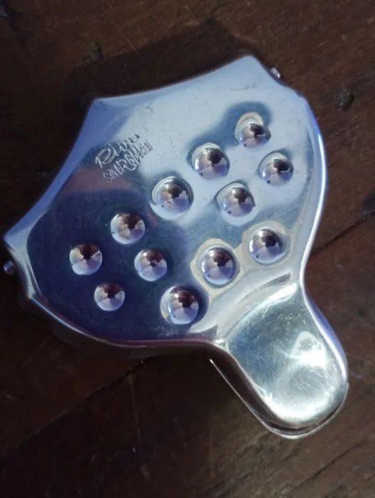 Antigo e Delicado Espremedor de Limão Prata Riva - Foto 4