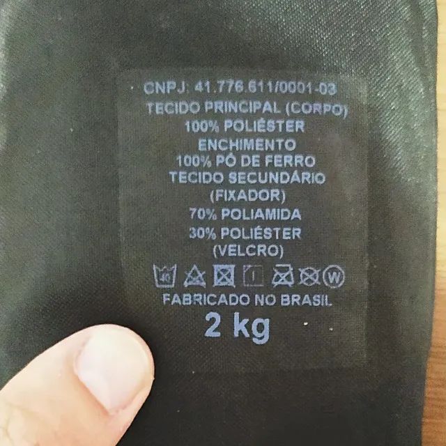 Par de Caneleira Peso Tornozeleira 2Kg - Foto 3
