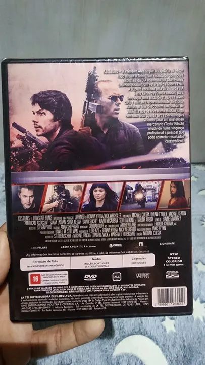 Dvd Assassino O Primeiro Alvo Semi Novo - Foto 2