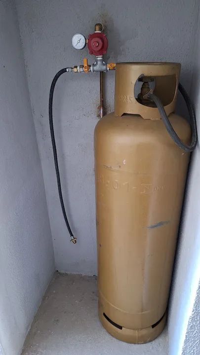 Instalação para gás de cozinha 