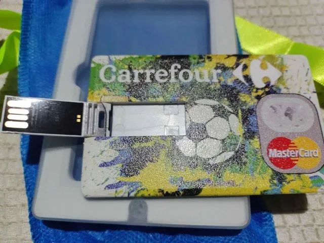 Pendrive 8GB promocional Cartão Carrefour - Foto 2