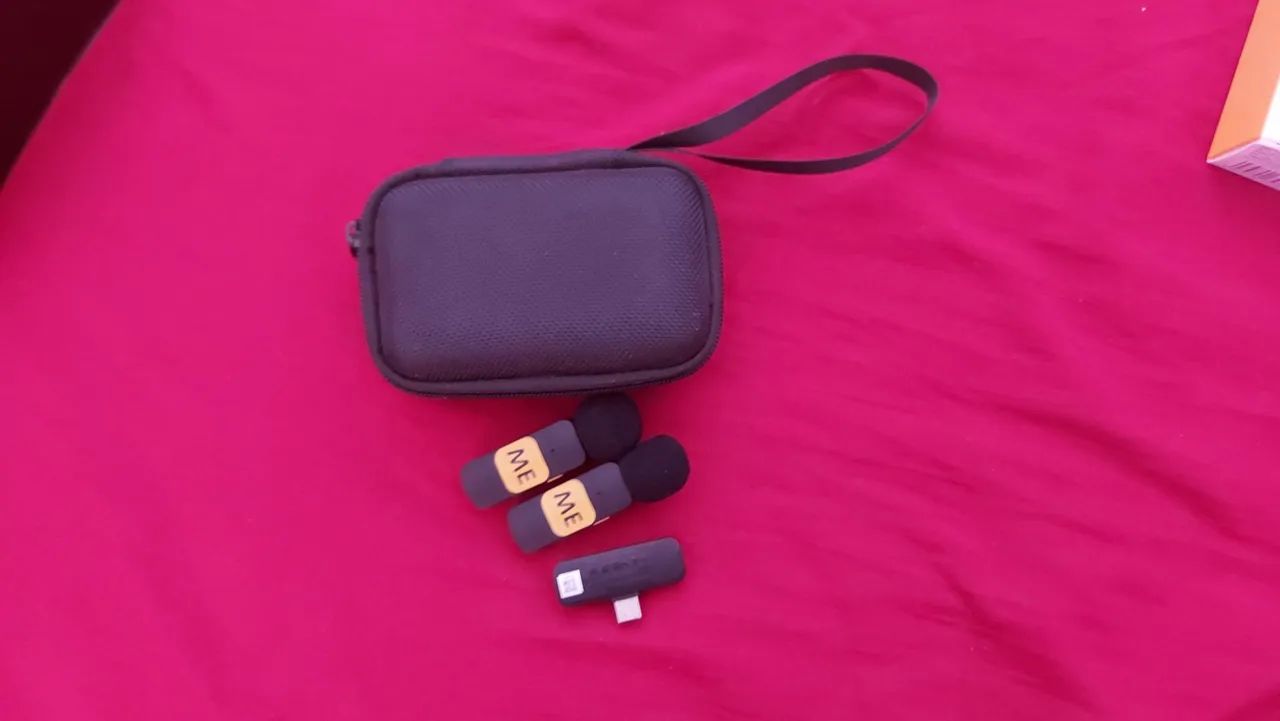 Microfone de lapela sem fio
