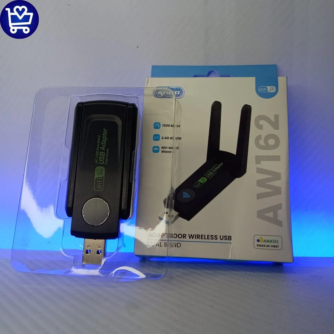 Adaptador Wi-Fi USB Dual Band 5.0 (entrega grátis)