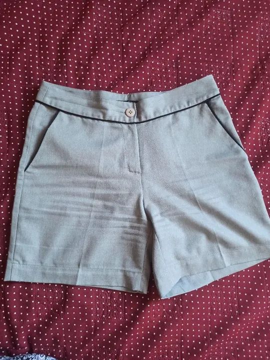 Desapego bermuda cinza feminina tamanho 36