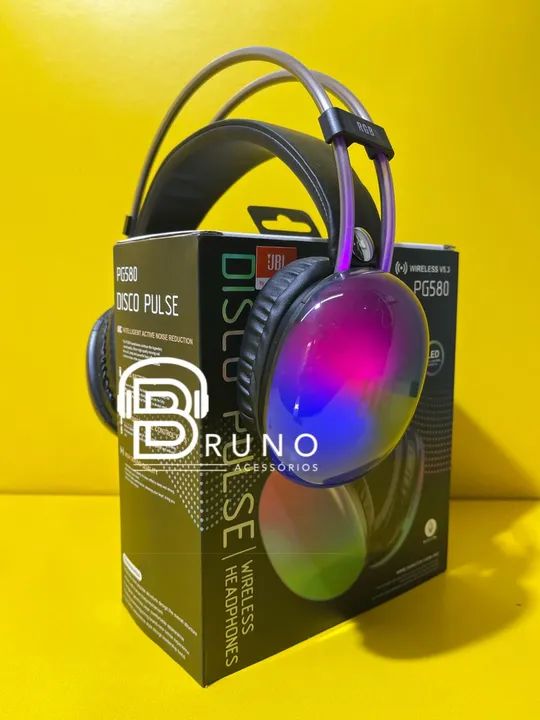 Fone de ouvido JBL Bluetooth RGB 