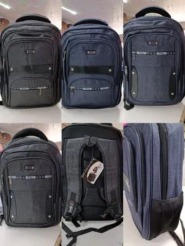MOCHILA REFORÇADA COM SUPORTE PRA NOTEBOOK E SENHA(Lojatemdtudoslz) - Foto 3