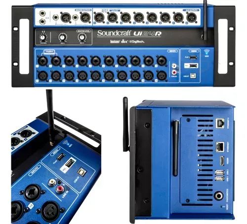 Mesa de som Digital Soundcraft Ui24R 88v 110v/220v/265v (LER ANUNCIO) - Foto 3