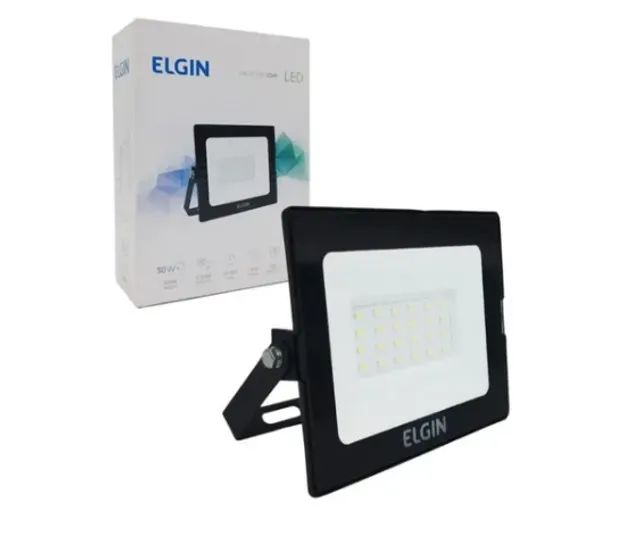 Refletor LEd 30W holofote Branco FRIO ip 65 Bivolt