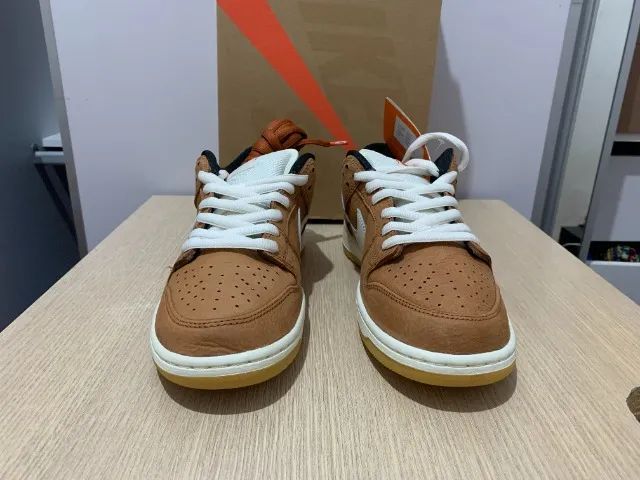 Nike SB Dunk Low Pro ISO Dark Russet - Foto 3
