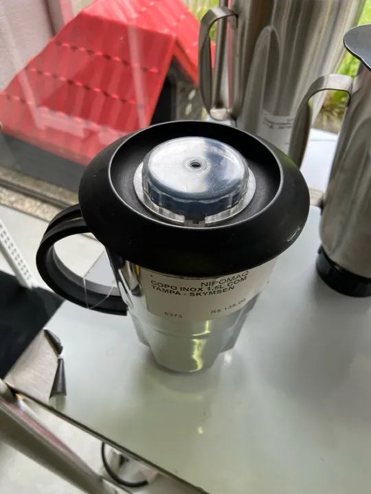 COPO INOX 1,5L COM TAMPA - SKYMSEN  - Foto 4