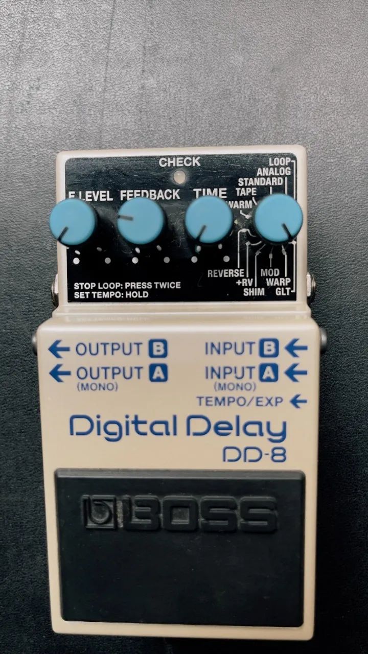 ( Oportunidade )  Pedal Boss Digital Delay DD-8 + FOOT TAP DELAY - Foto 4