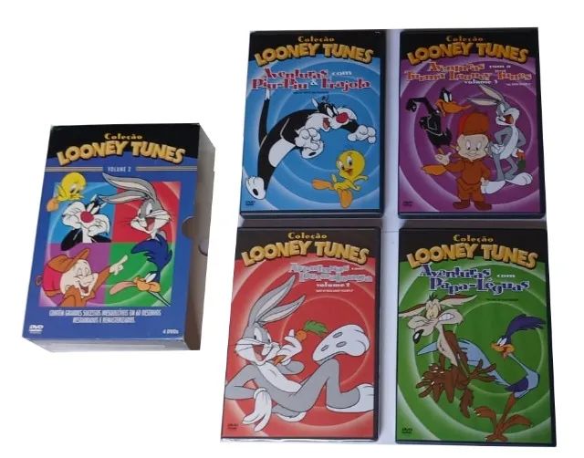 Coleção Looney Tunes Volume 02 Box 04 Dvds (Usado) - Foto 2