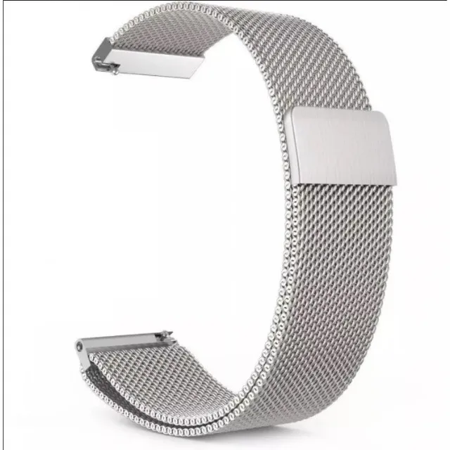 Pulseira Magnética Smartwatch 20mm Prata