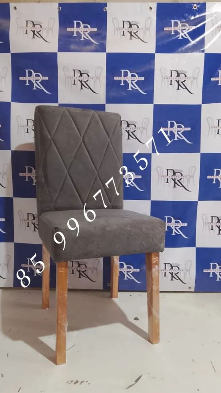Cadeira de Jantar Estofada Elegantes pura sofisticação  - Foto 4