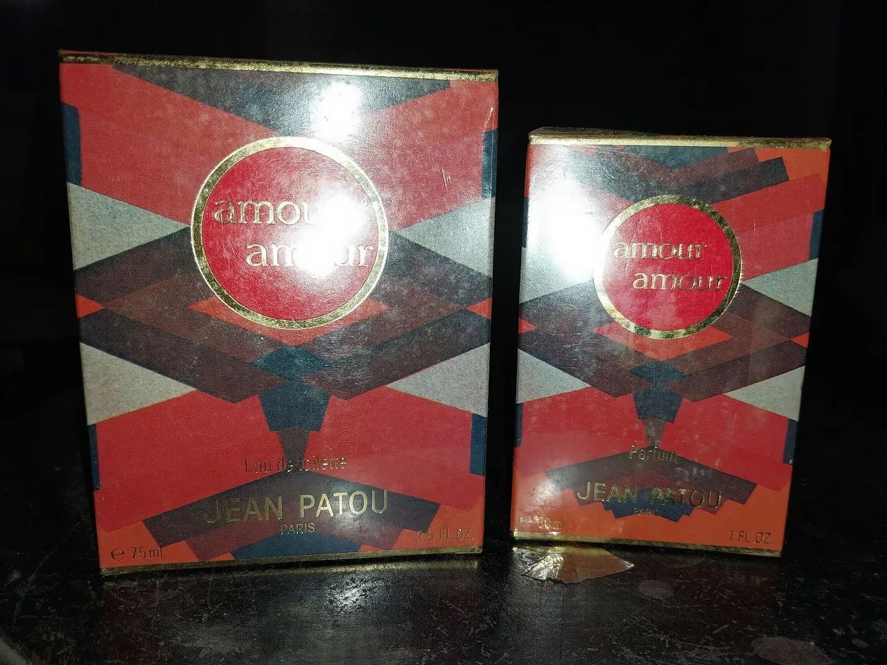 Perfumes Raros Amour Amour Jean Patou 70ml e 30ml Acessórios