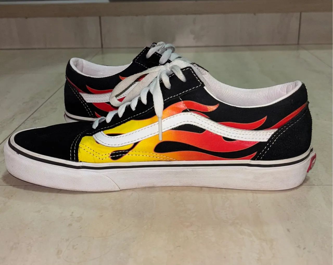 Tênis Vans Old Skool Flame - Foto 2