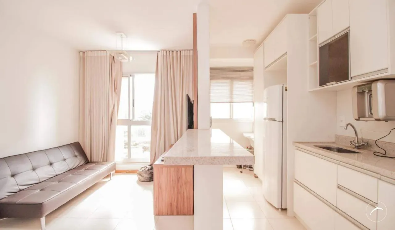 Edifício Nova Friburgo - Apartamento de 1 Quarto, Mobiliado 01 vaga de garagem Águas Clar