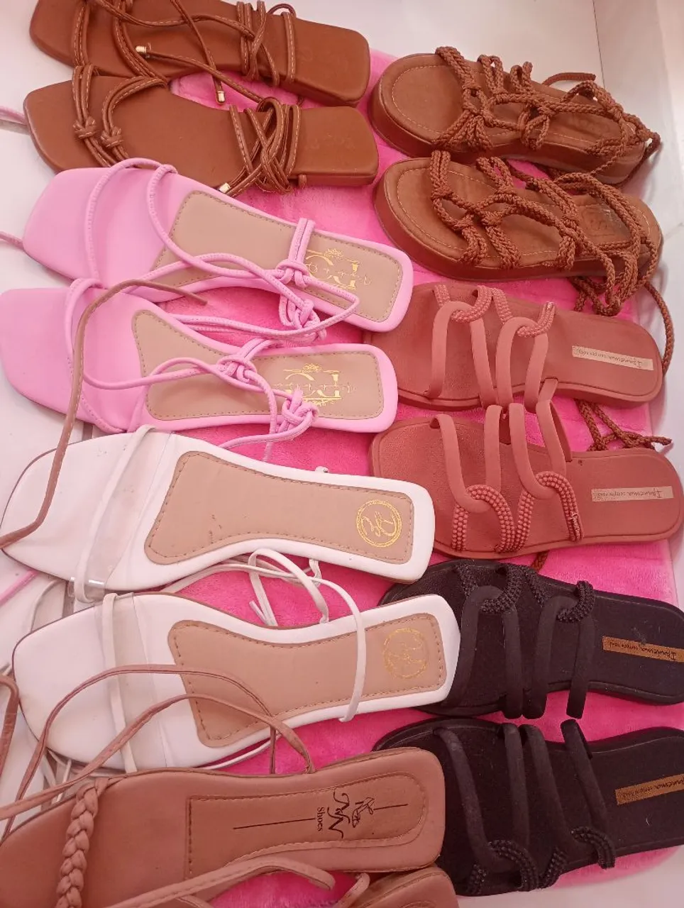 Sandálias Femininas - Diversas Cores e Modelos