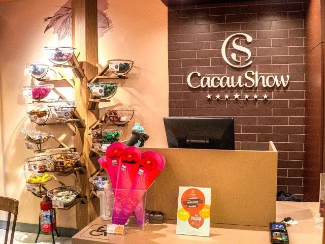 Loja Cacau Show - Repasse de franquia em São Paulo - Vila Mariana - Pão de Açúcar