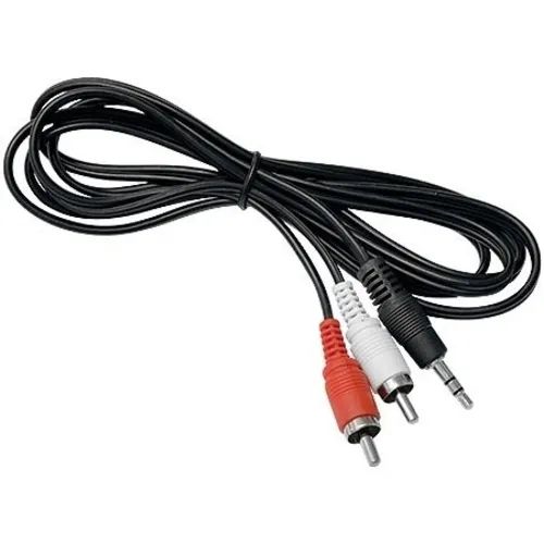 Cabo Auxiliar P2 X 2rca 1,5 Metros Áudio Estéreo Plugue Conector - Foto 3