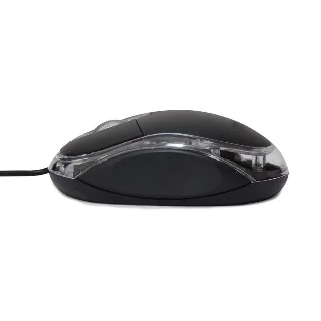 Mouse Com Fio Hmaston Ms01 Mouse Usb Basico Padrão para Computador e Notebook Loja Coimbra - Foto 3