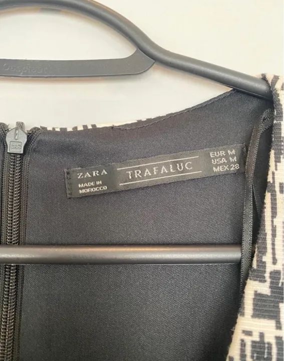 Vestido Preto e Branco - Zara Trafaluc - Foto 3
