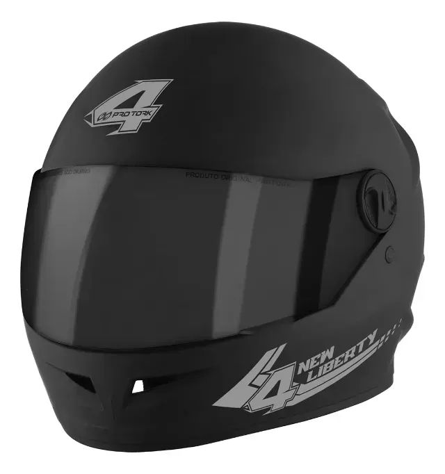 capacete fosco, viseira fumÊ - Foto 2