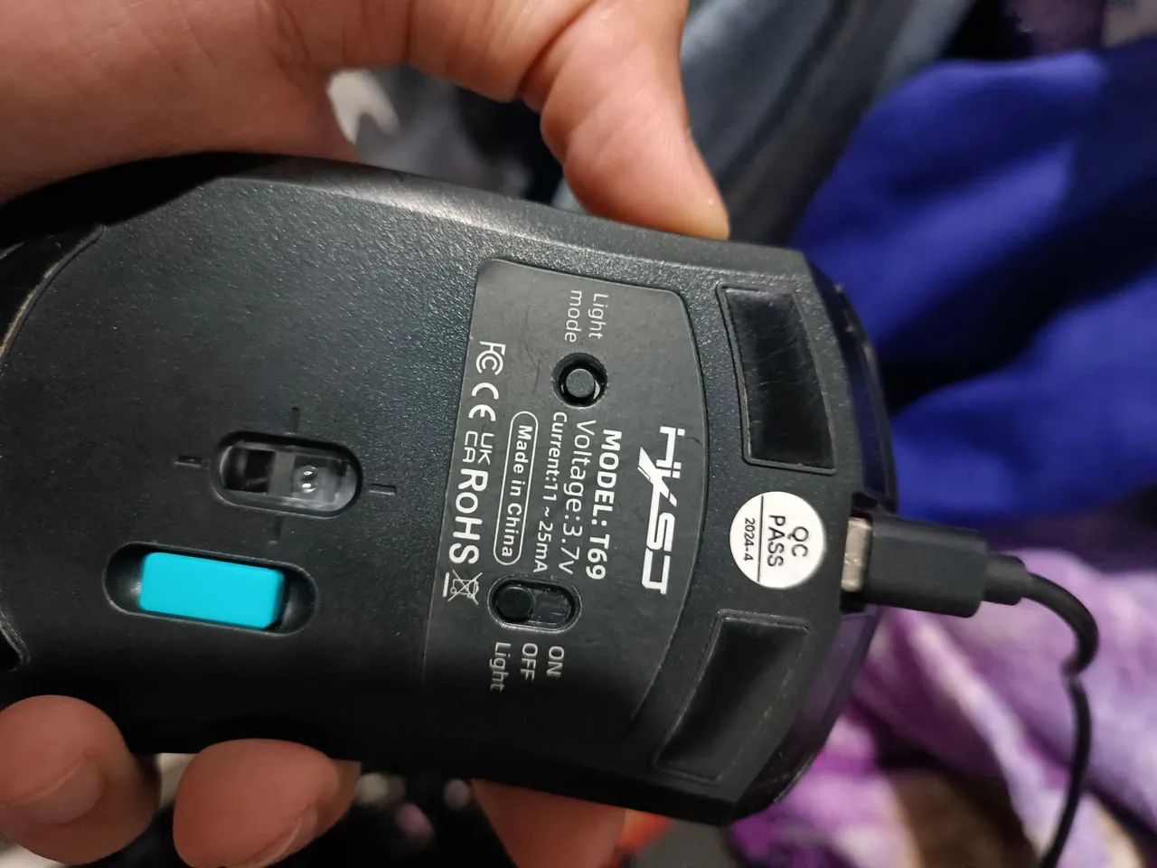 Mouse Gamer RGB HYSJ T69 - Foto 3